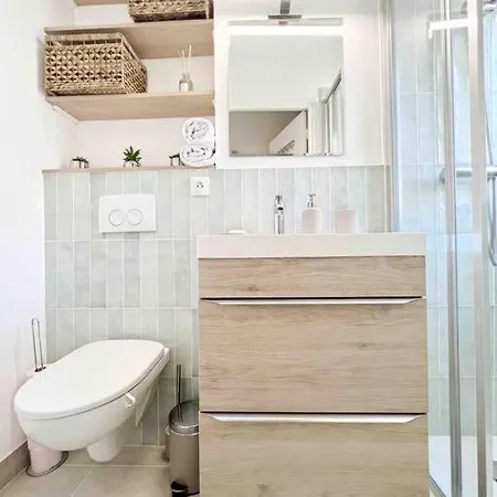 Apartmán Le Diderot : 2 Prs, 10 Min Plages, Parking Antibes