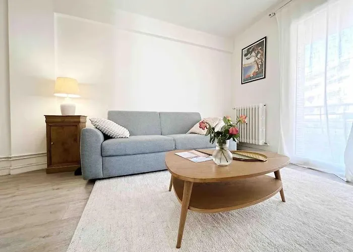 Le Diderot : 2 Prs, 10 Min Plages, Parking Apartamento