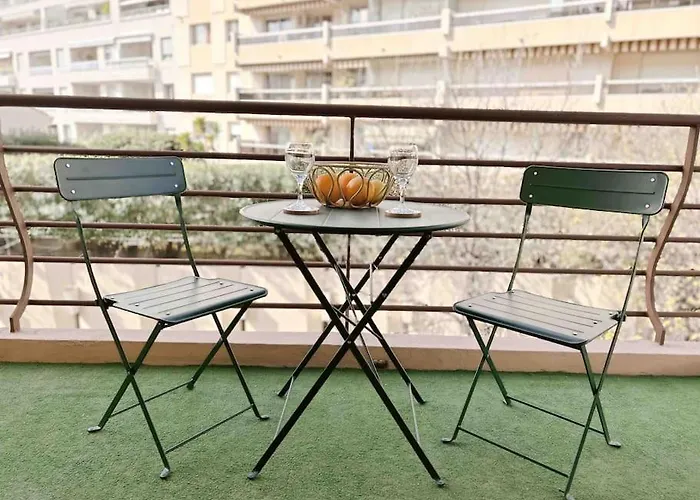 Appartamento Le Diderot : 2 Prs, 10 Min Plages, Parking Antibes